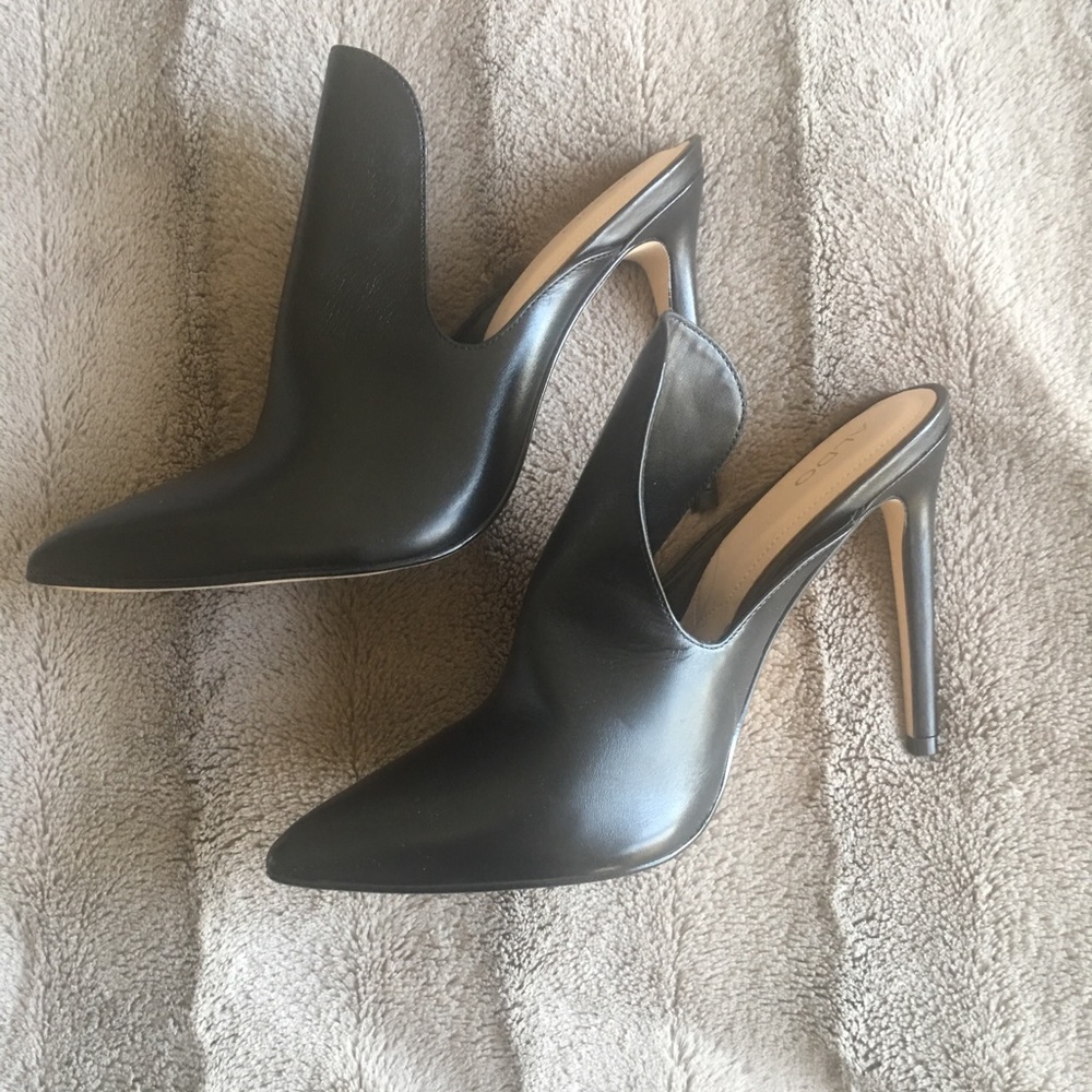 Leather Aldo Heels